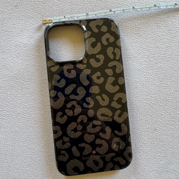 Kate Spade Black Leopard Print Phone Case - Picture 5 of 5